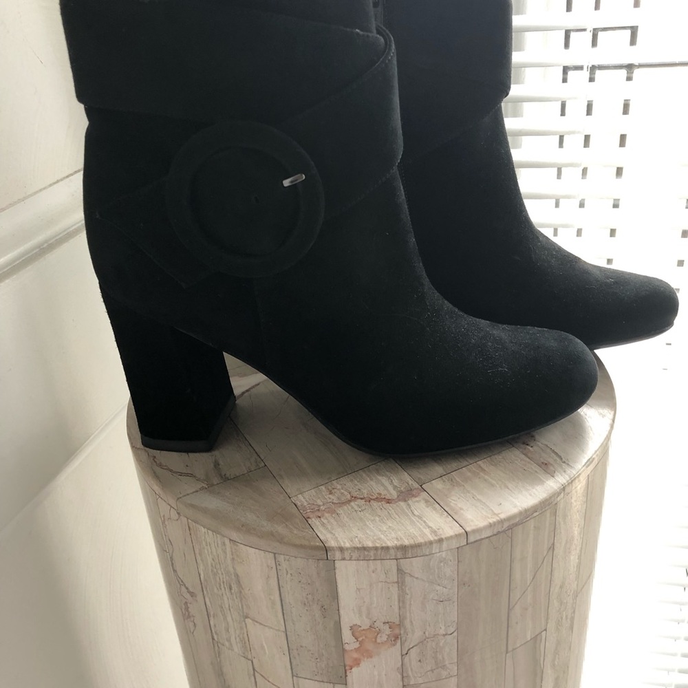 Brand new suede ankle boots. Never worn.